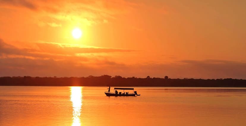 Sunset boat cruise on the Rufiji