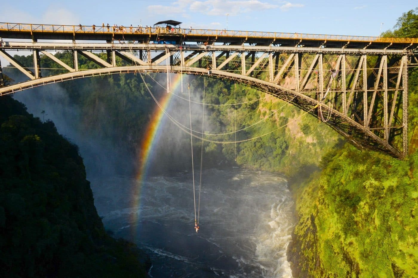 Victoria Falls Bridge Bungee Jump in Victoria Falls, Zimbabwe