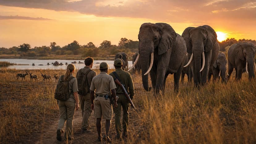 South Luangwa Explorer — South Luangwa golden hour