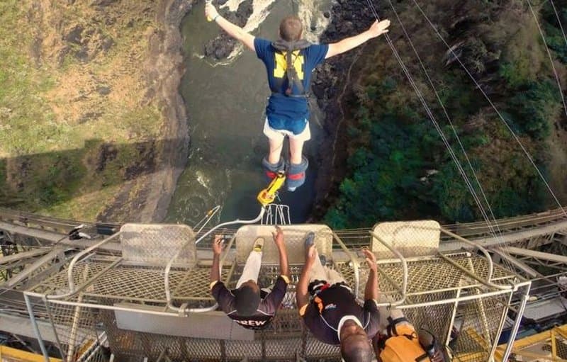 Adventure activities at Victoria Falls