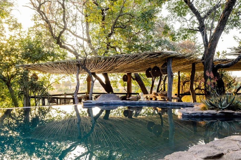 Couples spa at safari lodge