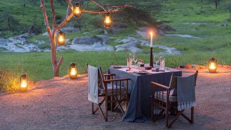 Gorilla Trekking Experience — Lodge dining
