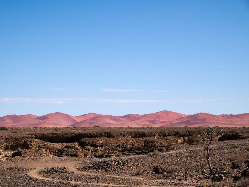 Sesriem Canyon carved by the Tsauchab River near Sossusvlei