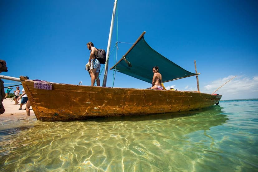 Bazaruto Paradise — Dhow at sunset