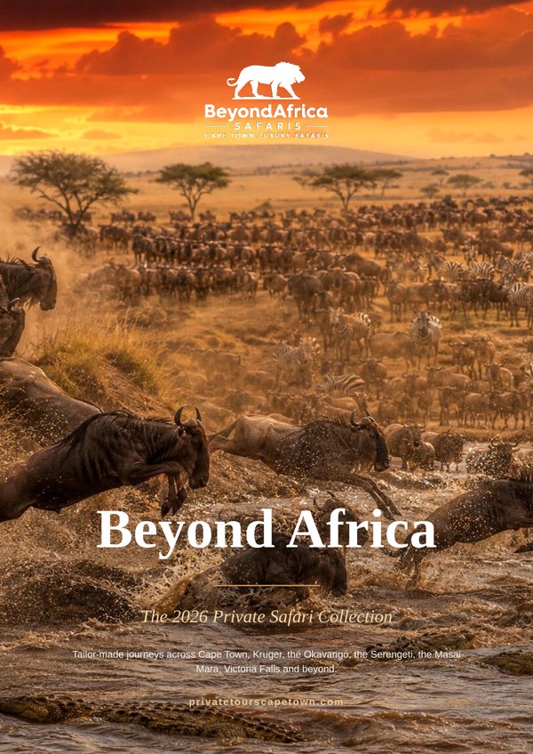 Beyond Africa Safaris luxury brochure cover
