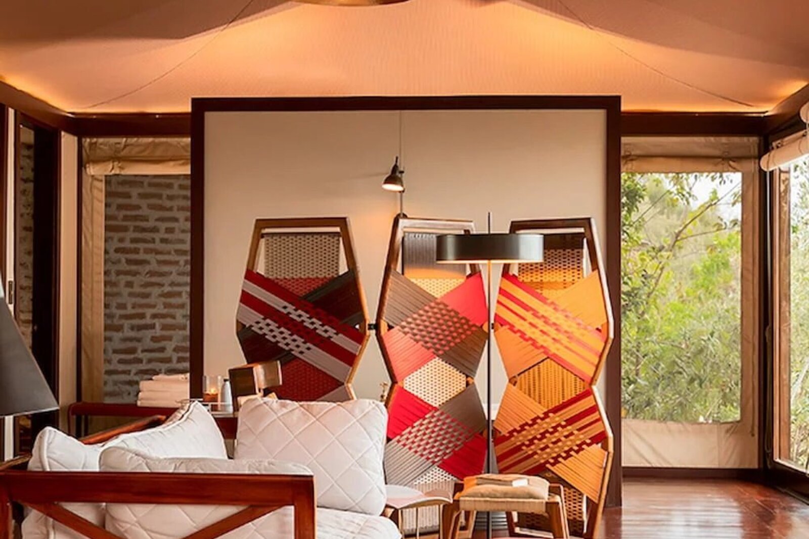 Luxury tented suite in a Masai Mara camp
